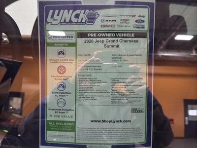 2020 Jeep Grand Cherokee Summit