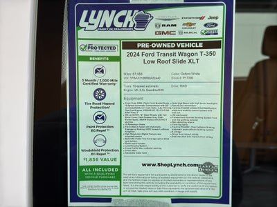 2024 Ford Transit Passenger Wagon XL