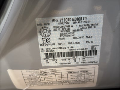 2025 Ford Explorer Platinum