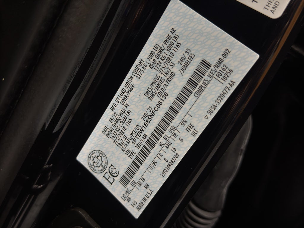 2022 Ford F-150 Tremor