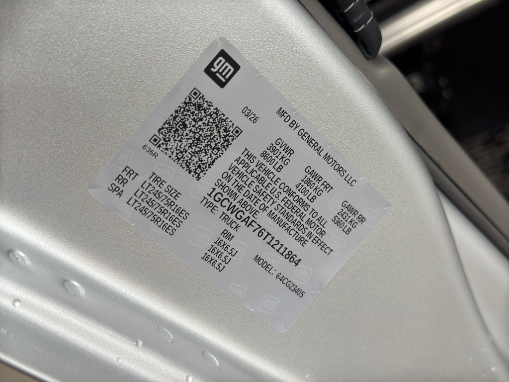 2026 Chevrolet Express Cargo WT