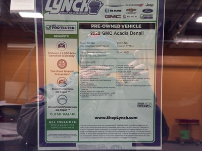 2022 GMC Acadia Denali