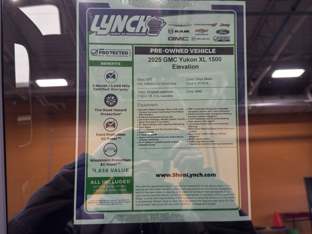 2025 GMC Yukon XL Elevation