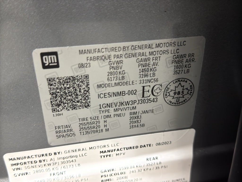 2023 Chevrolet Traverse RS