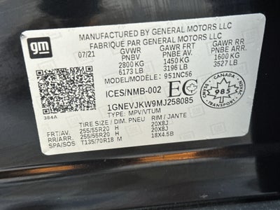 2021 Chevrolet Traverse RS