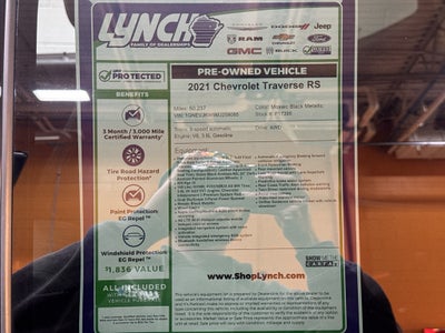 2021 Chevrolet Traverse RS