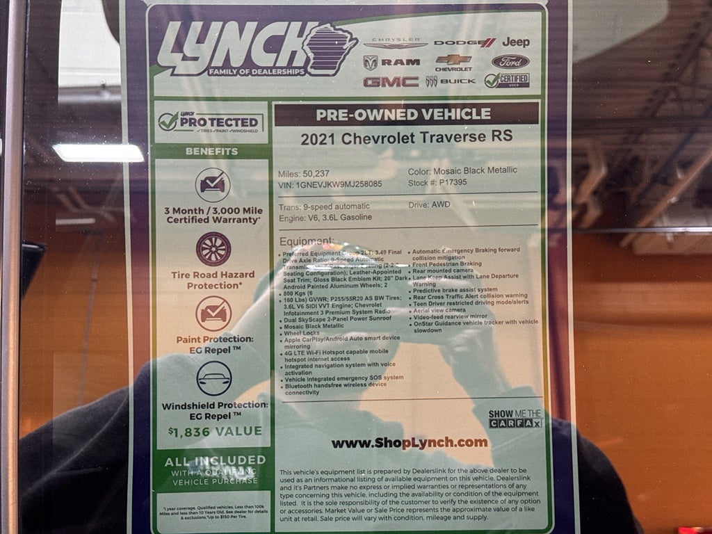 2021 Chevrolet Traverse RS