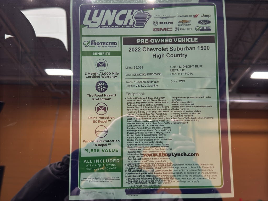 2022 Chevrolet Suburban High Country