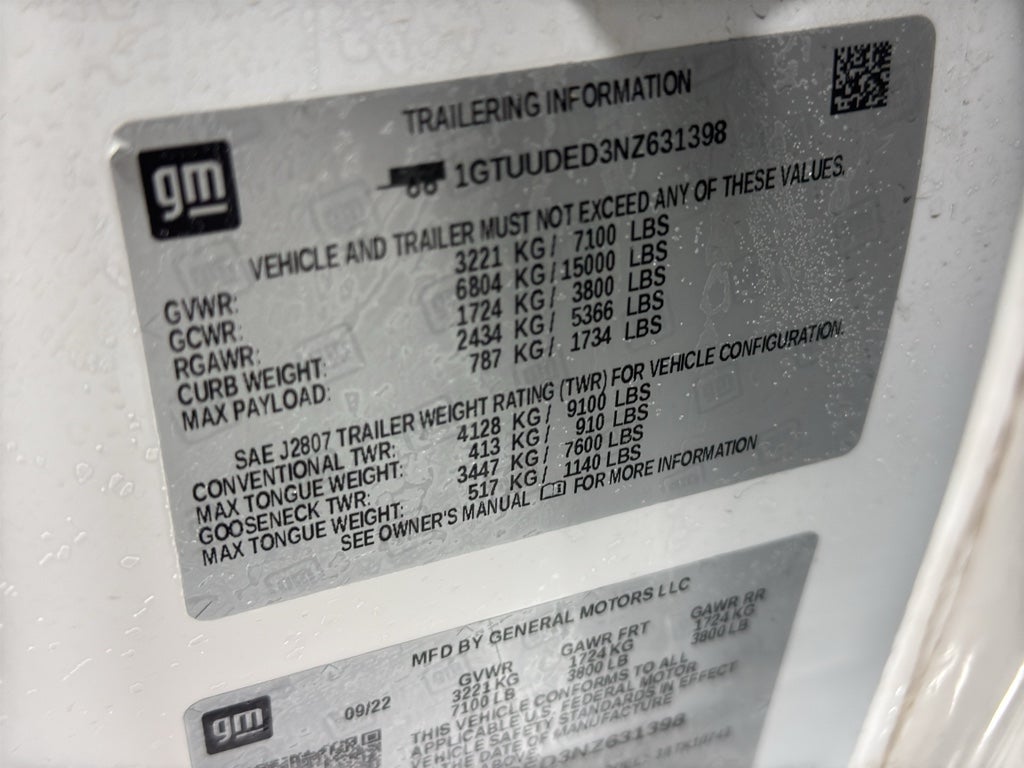 2022 GMC Sierra 1500 SLT