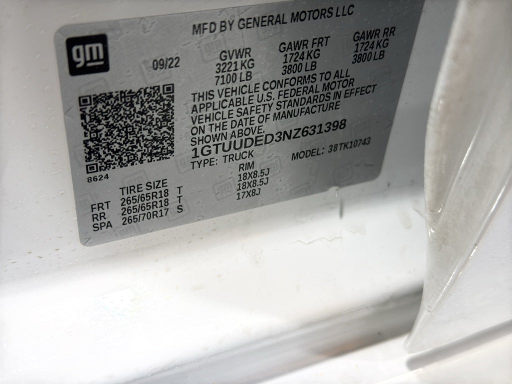 2022 GMC Sierra 1500 SLT