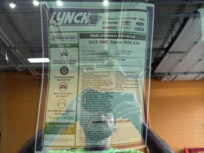 2022 GMC Sierra 1500 AT4
