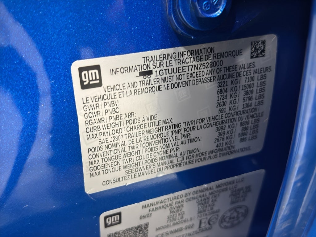 2022 GMC Sierra 1500 AT4