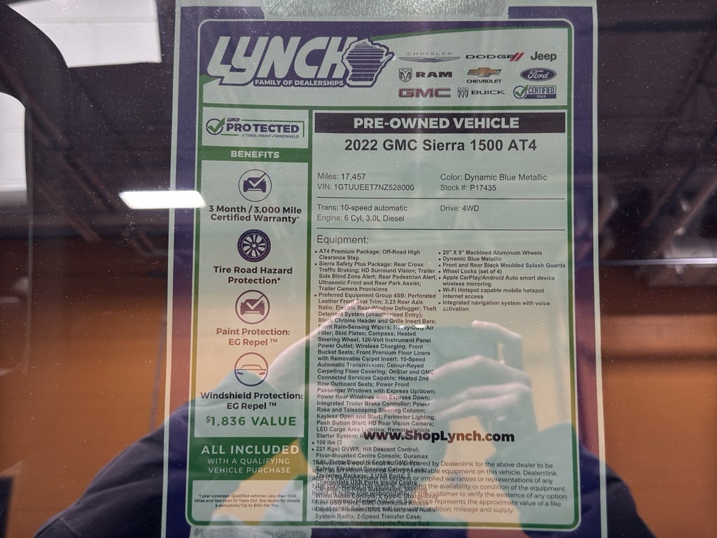 2022 GMC Sierra 1500 AT4