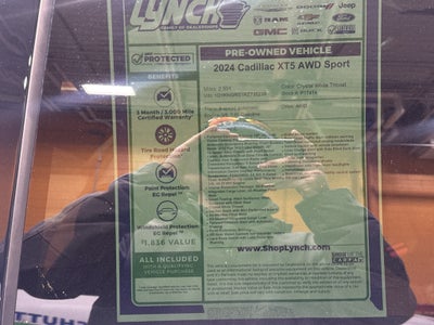 2024 Cadillac XT5 Sport