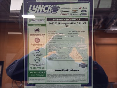 2023 Volkswagen Atlas 3.6L V6 SEL