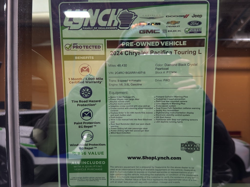 2024 Chrysler Pacifica Touring L