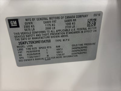 2017 GMC Terrain SLE