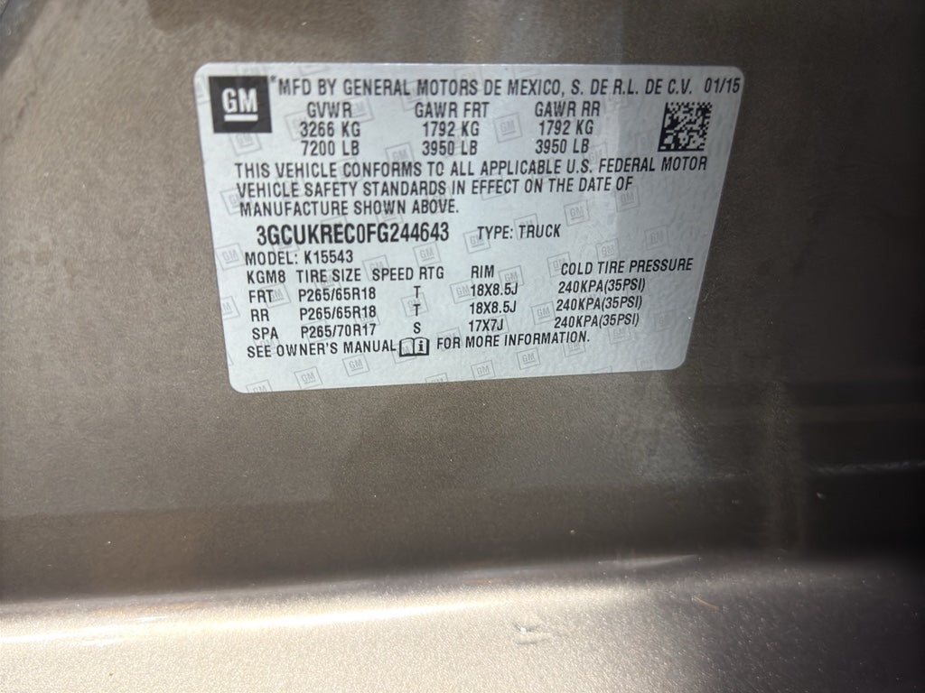 2015 Chevrolet Silverado 1500 LT