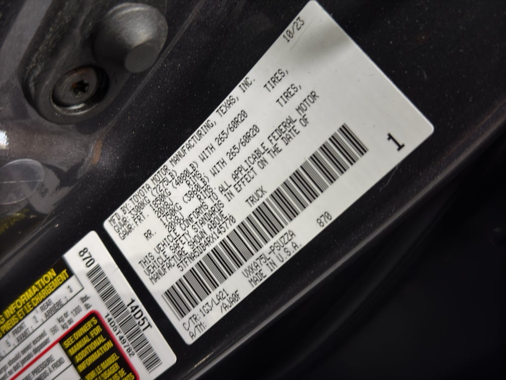 2024 Toyota Tundra 4WD Platinum