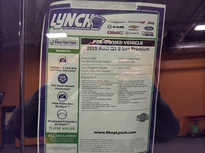 2025 Audi Q3 S line Premium