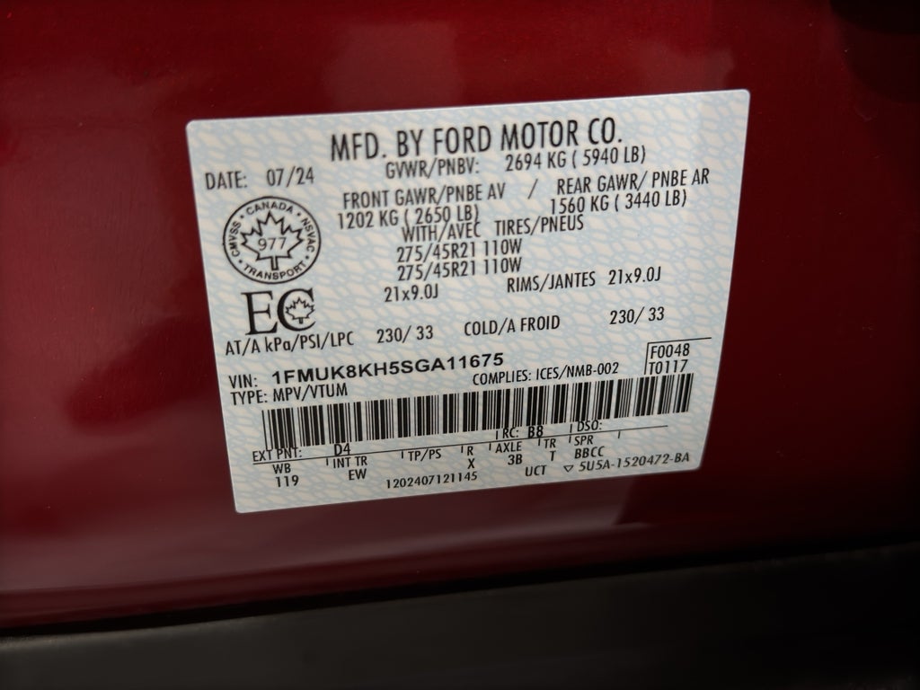 2025 Ford Explorer ST-Line