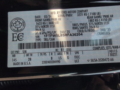 2024 Ford F-150 LARIAT