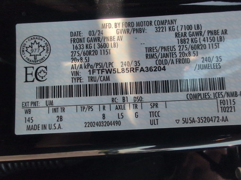 2024 Ford F-150 LARIAT