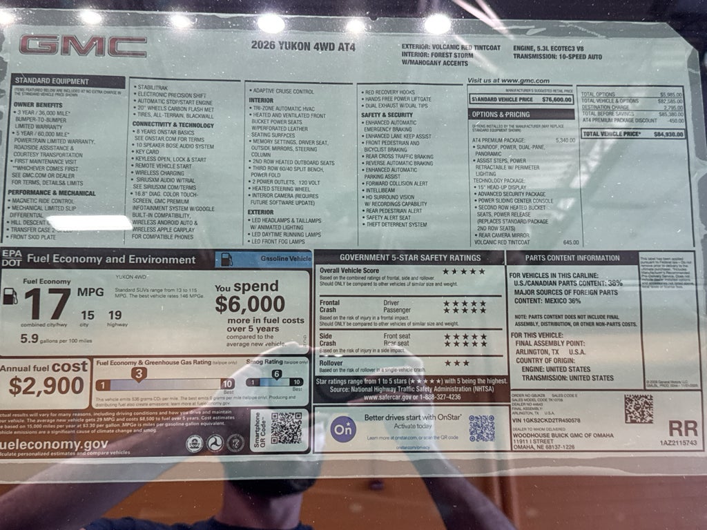 2026 GMC Yukon AT4