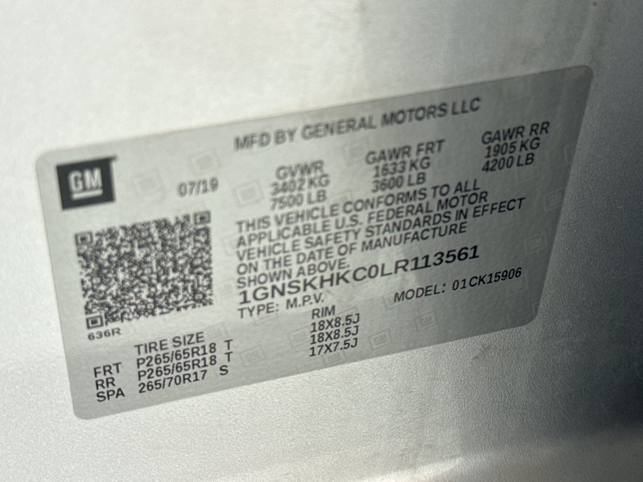 2020 Chevrolet Suburban LT