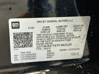 2026 GMC Sierra 2500 HD Denali Ultimate