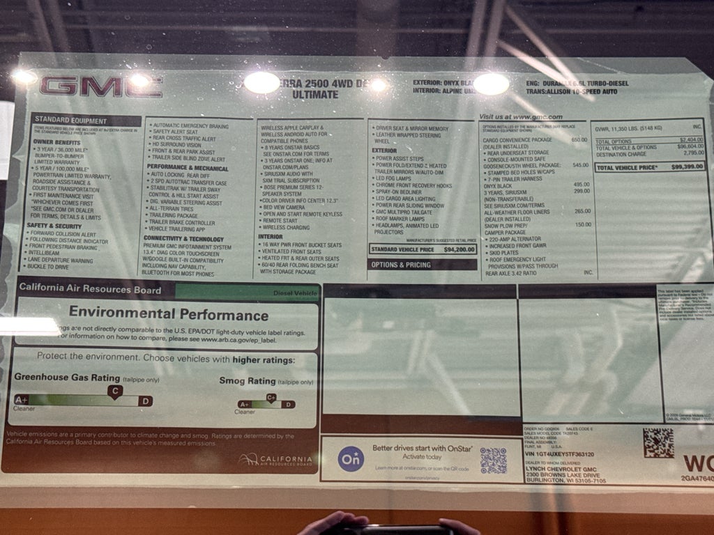 2026 GMC Sierra 2500 HD Denali Ultimate