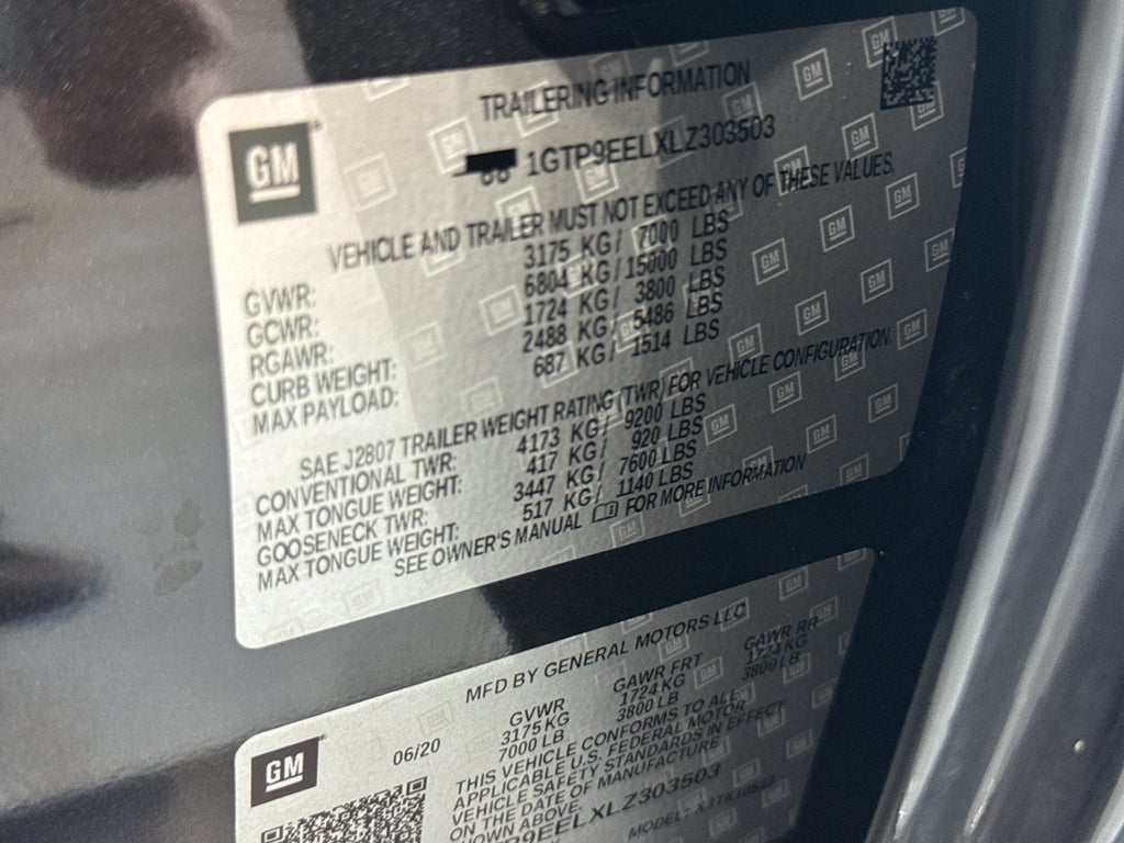 2020 GMC Sierra 1500 AT4