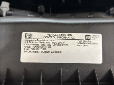 2026 GMC Savana Cargo Work Van