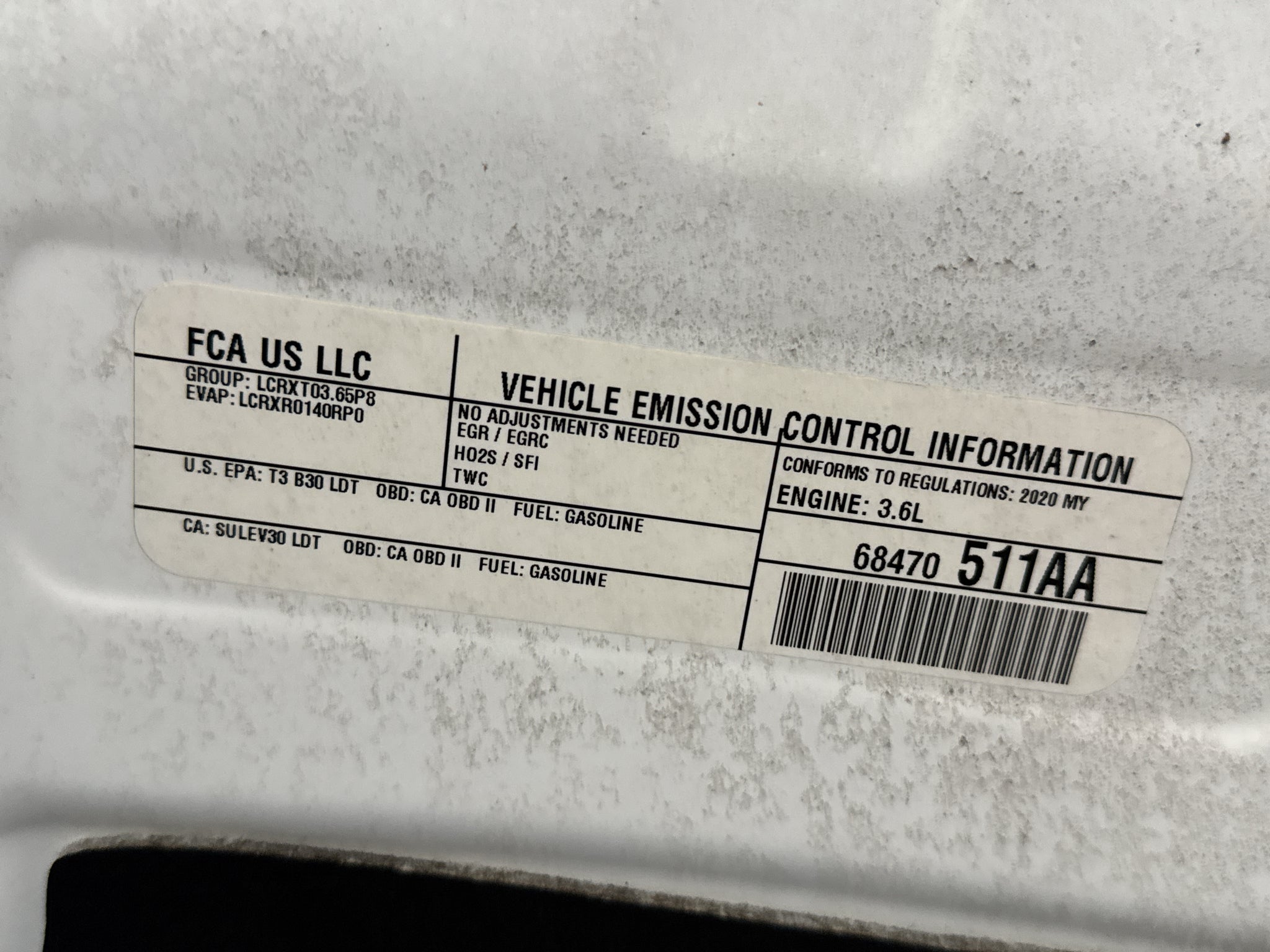 2020 Chrysler Pacifica Touring L
