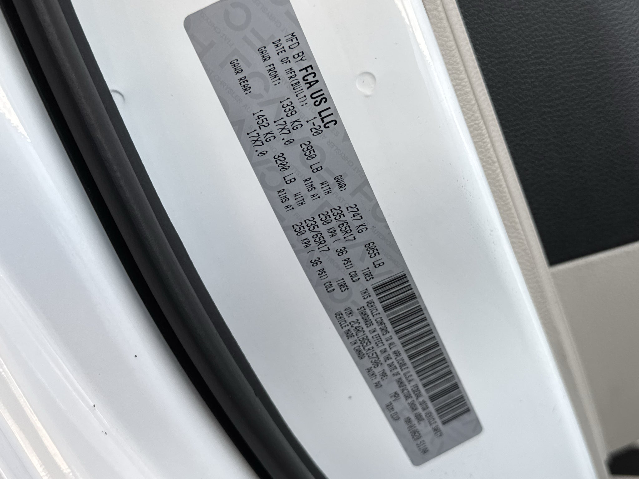 2020 Chrysler Pacifica Touring L