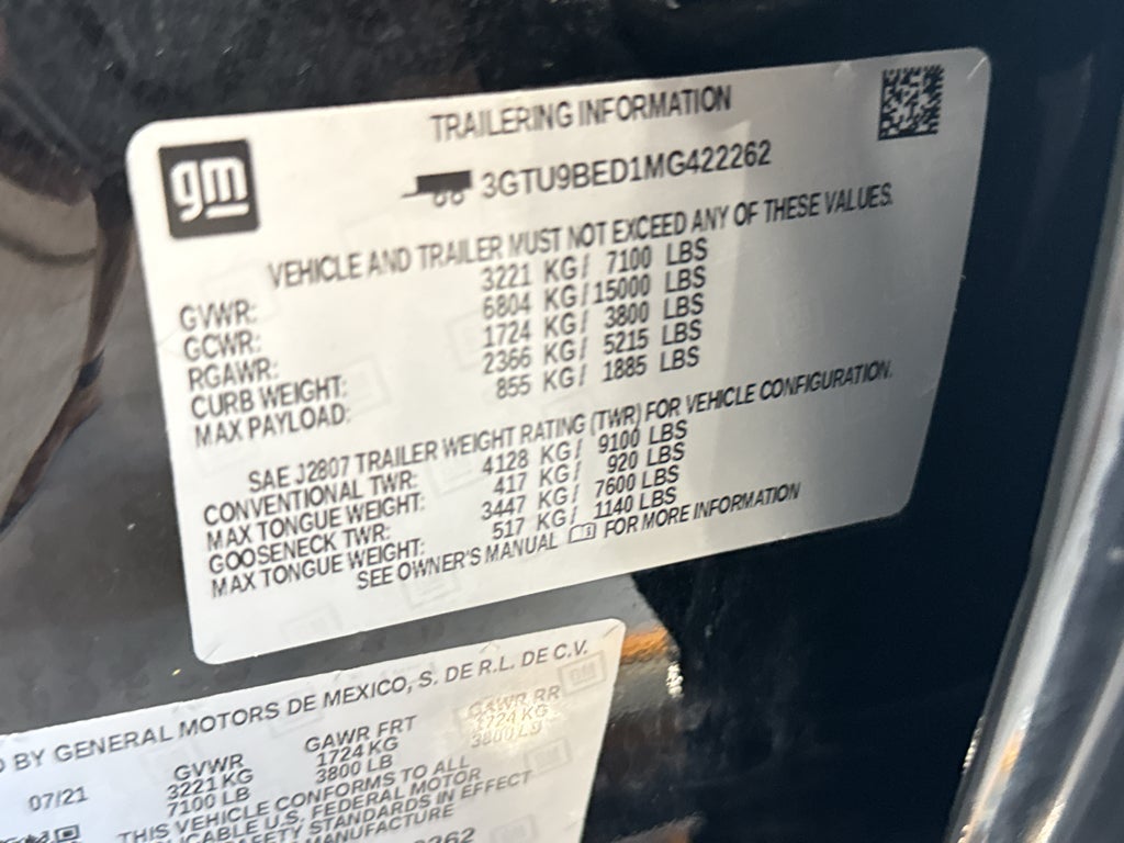 2021 GMC Sierra 1500 SLE