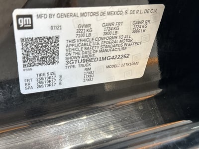 2021 GMC Sierra 1500 SLE