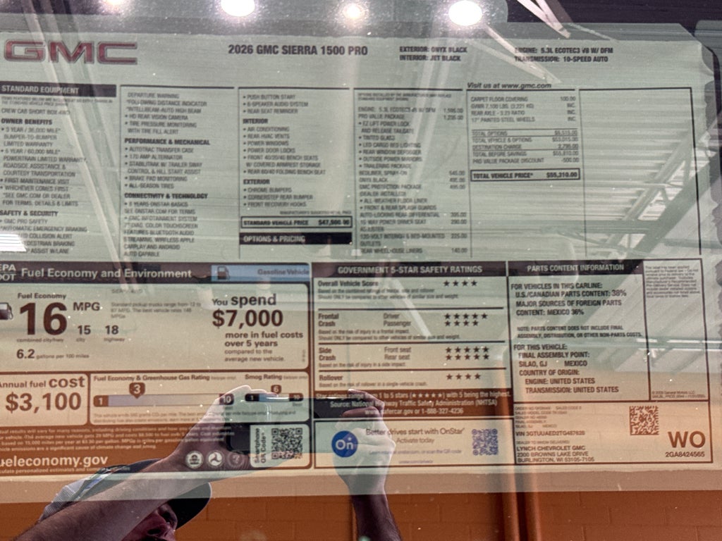 2026 GMC Sierra 1500 Pro