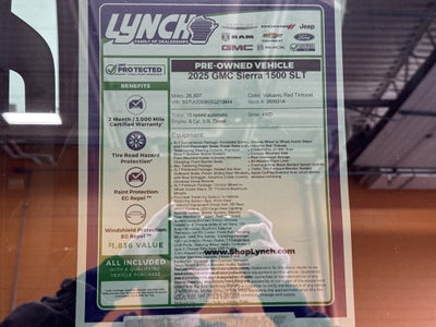 2025 GMC Sierra 1500 SLT