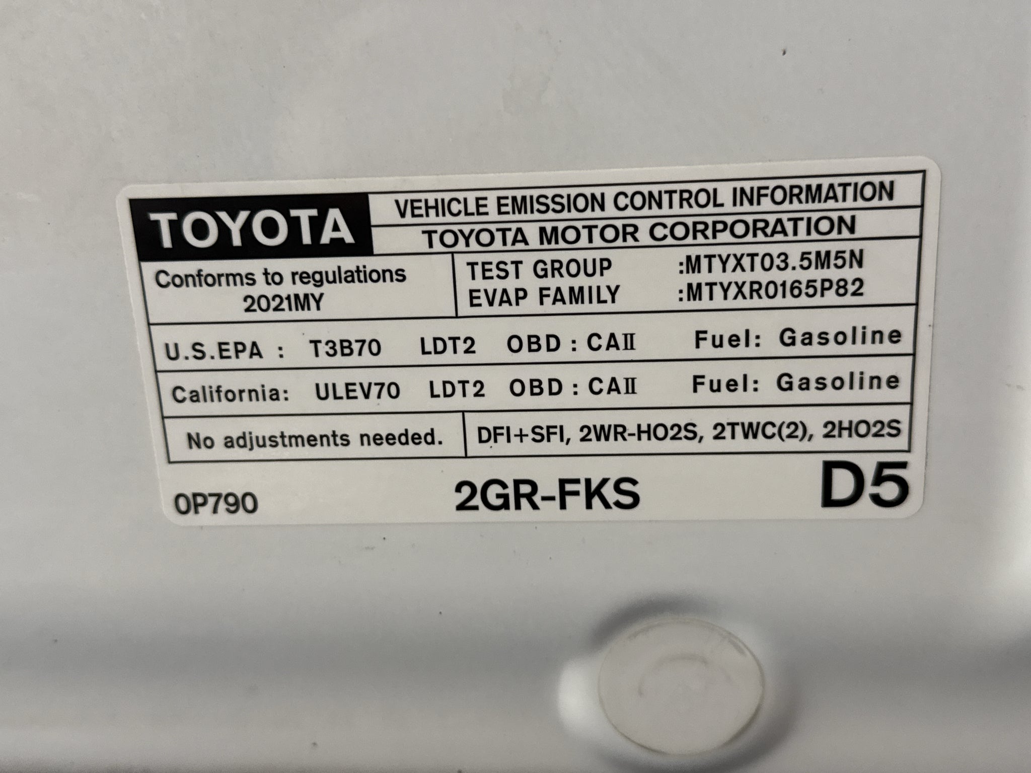 2021 Toyota Tacoma 4WD SR