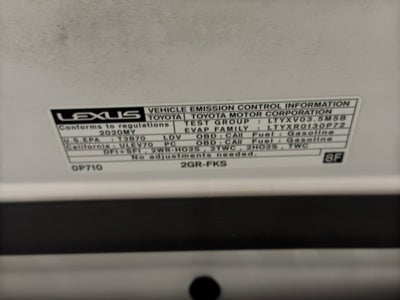 2020 Lexus ES ES 350 Luxury