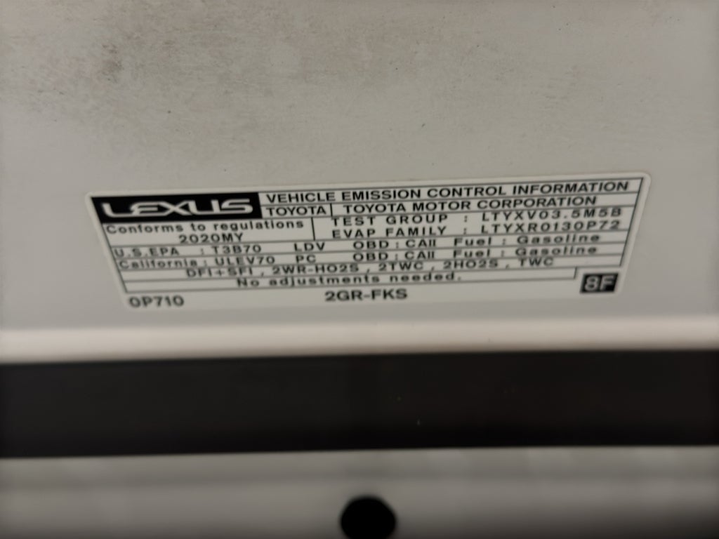 2020 Lexus ES ES 350 Luxury