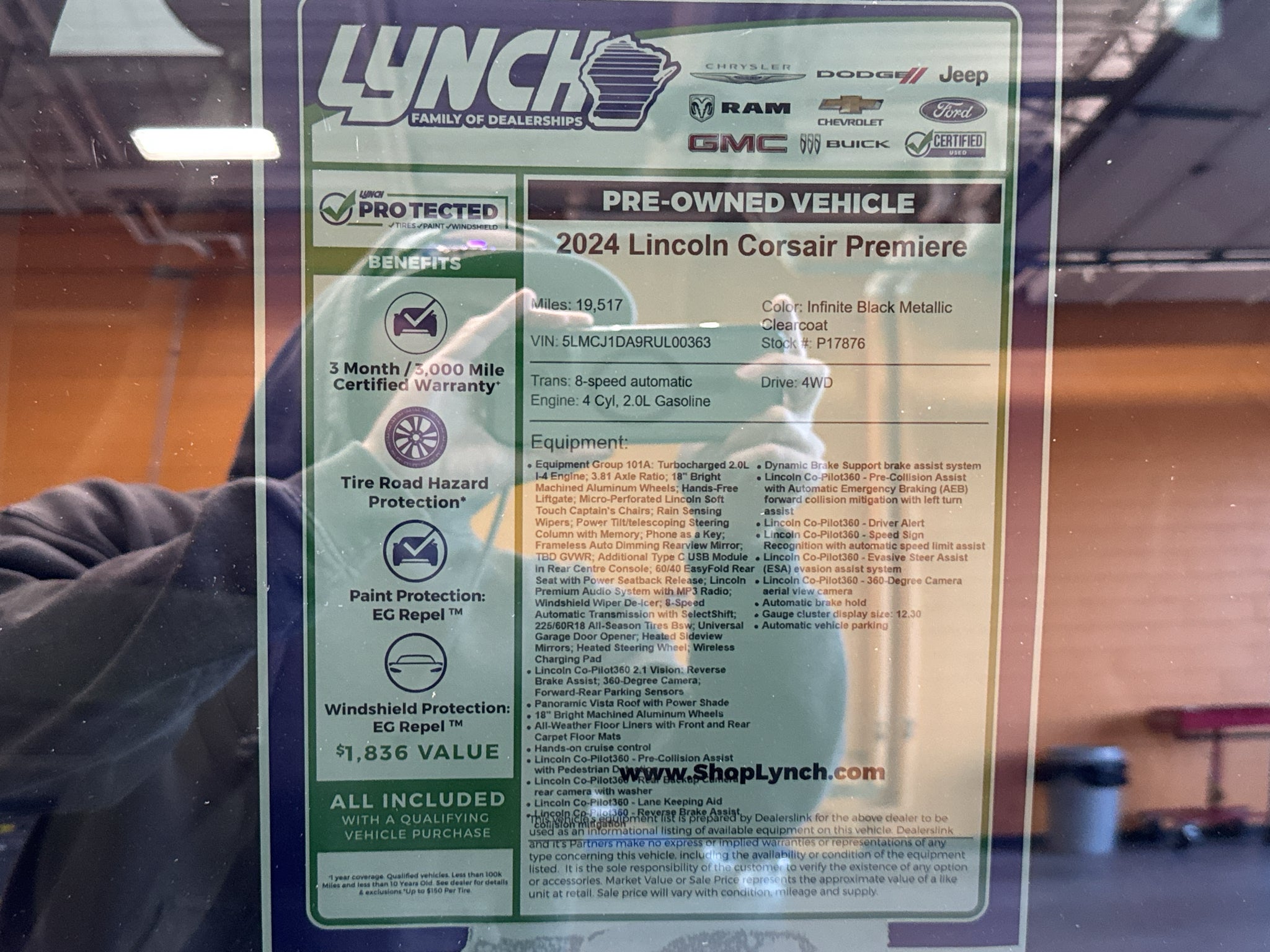 2024 Lincoln Corsair Premiere