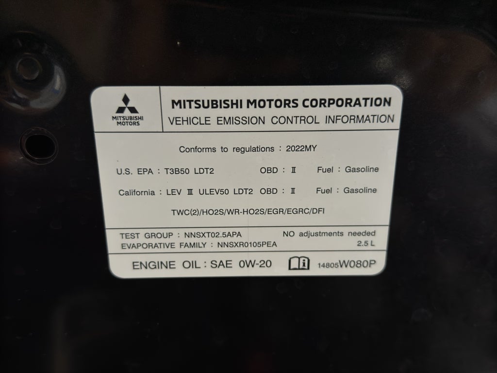 2022 Mitsubishi Outlander ES