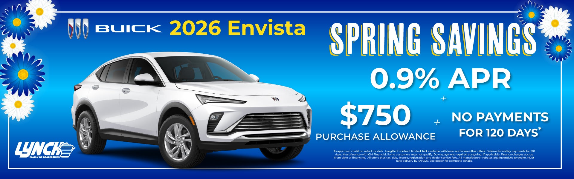buick envista savings at lynch west bend