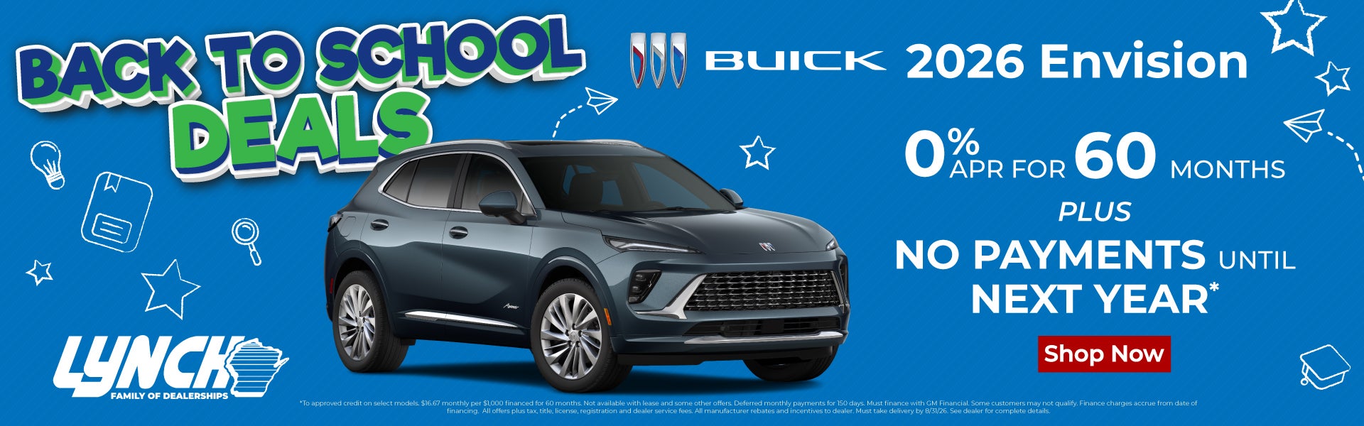 Lynch Envision Back to School Offer