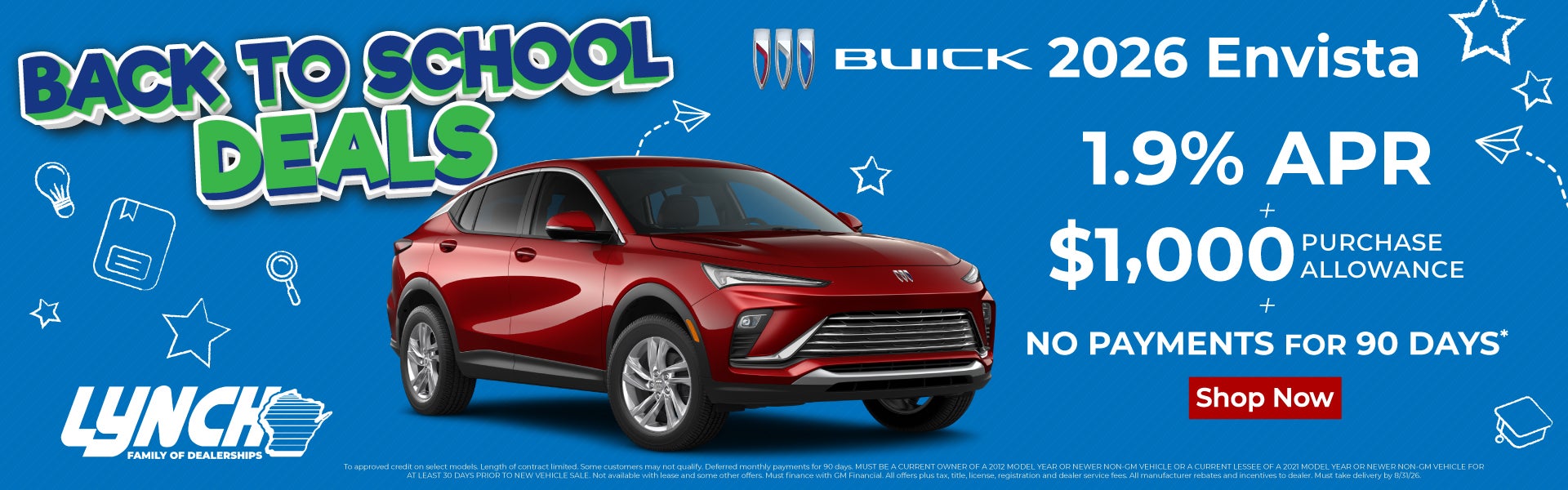 Lynch Envista Back to School Offer