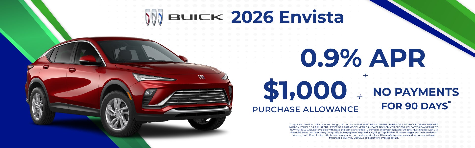 Buick envista offer at Lynch West Bend