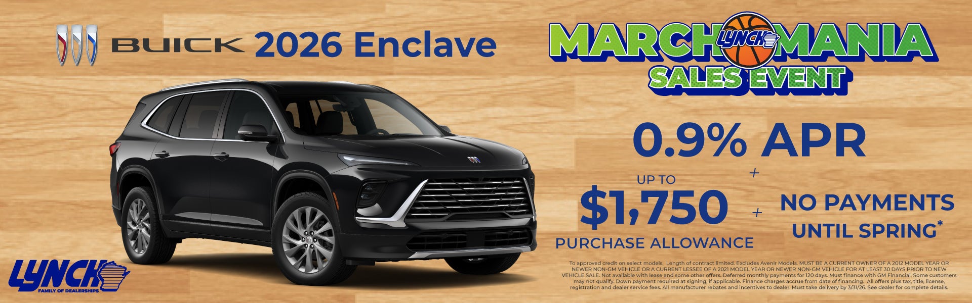 Enclave savings at lynch buick gmc west bend