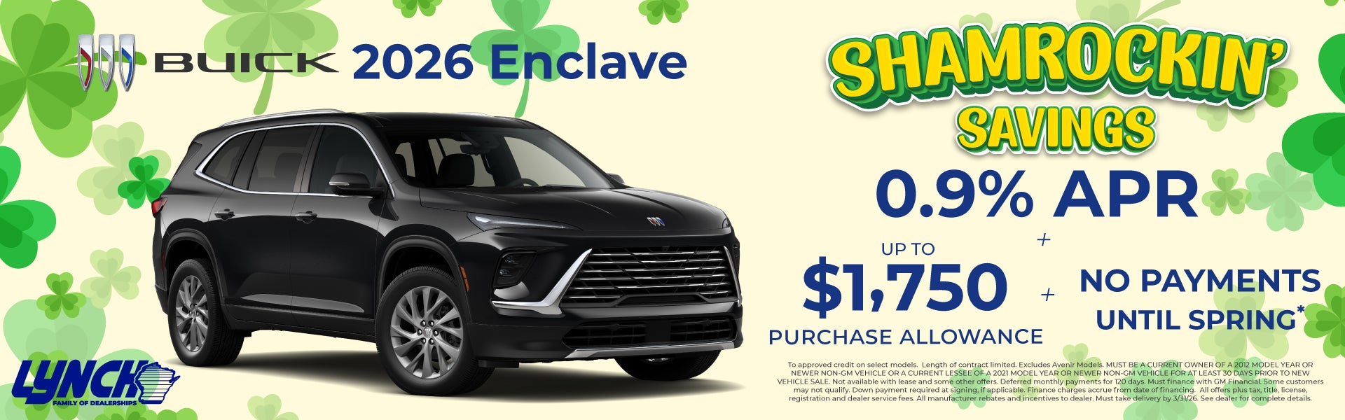 Enclave savings at lynch buick gmc west bend